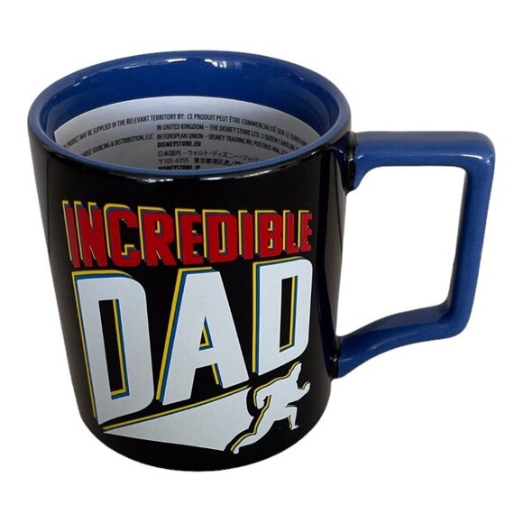 Disney Store Incredible Dad The Incredibles Coffee Tea Cup Mug New - Picture 2 of 7